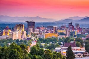 scenic image of Asheville, NC