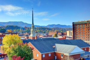 scenic image of Johnson City, TN
