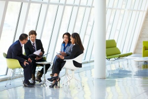 business people working on Risk Management