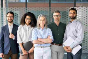 team of employees