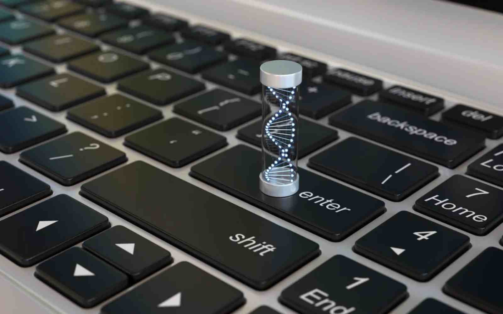 DNA on Computer Keyboard